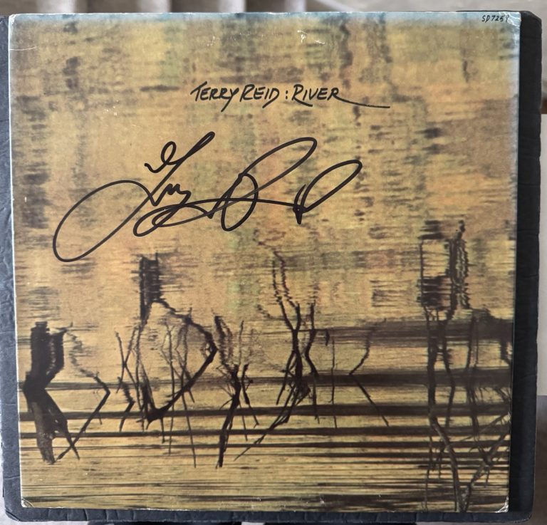 TERRY REID SIGNED VINYL RIVER ALBUM PSA/DNA COA AUTOGRAPH RARE RECORD LP