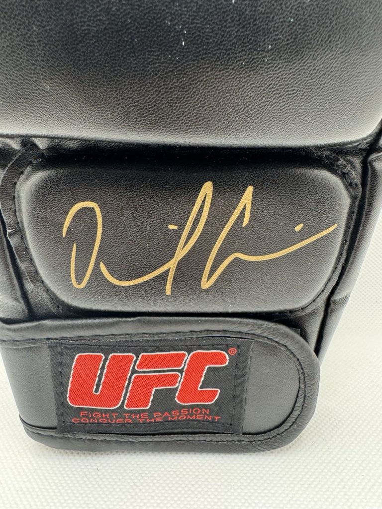 DANIEL CORMIER SIGNED UFC GLOVE PSA/DNA COA MMA AUTOGRAPH FIGHTER CHAMP DC