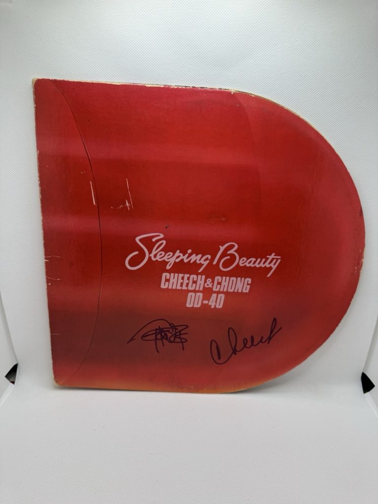Cheech Marin Tommy Chong Signed Vinyl Sleeping Beauty Record JSA COA Autograph