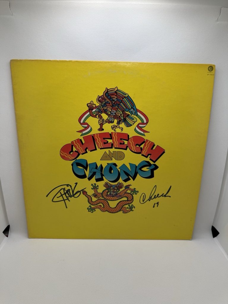 Cheech Marin Tommy Chong Signed Vinyl Self Tiled Album Record JSA COA Autograph