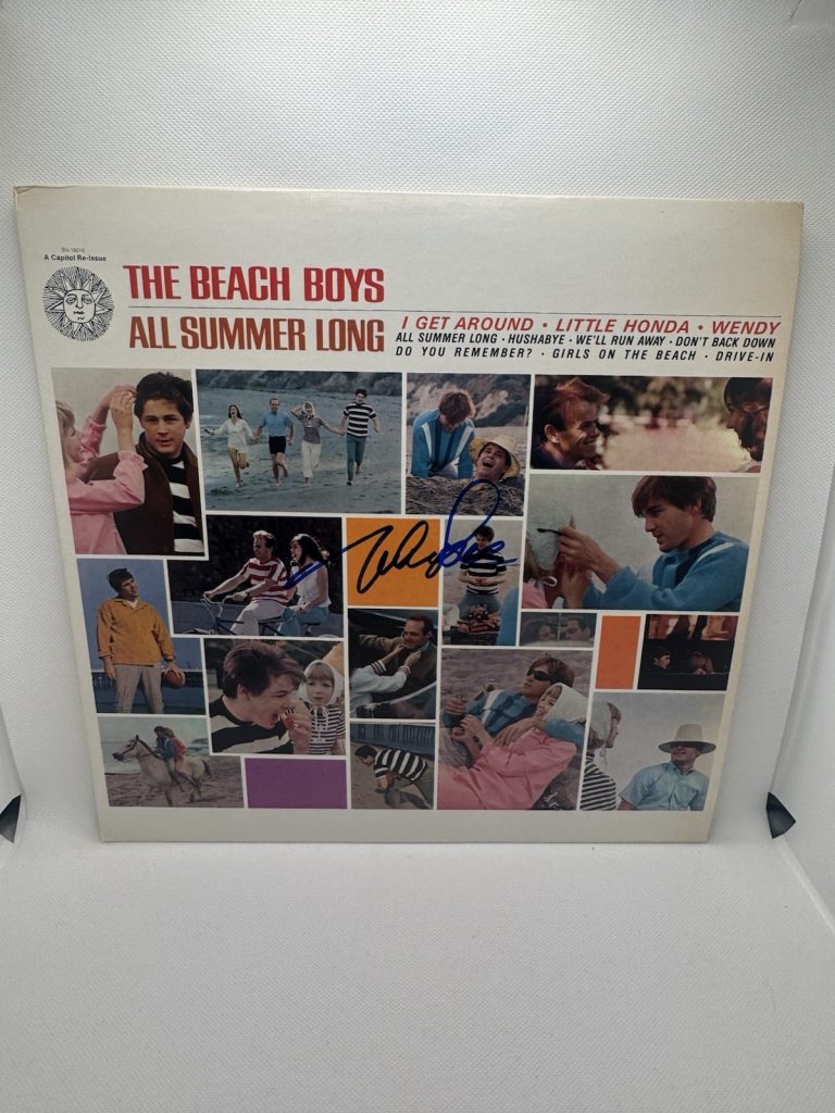 MIKE LOVE SIGNED VINYL ALL SUMMER LONG BEACH BOYS AUTOGRAPH JSA COA RECORD LP