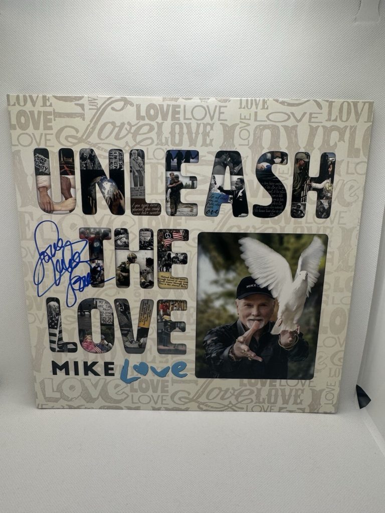 MIKE LOVE SIGNED VINYL UNLEASH THE LOVE BEACH BOYS AUTOGRAPH JSA COA RECORD LP