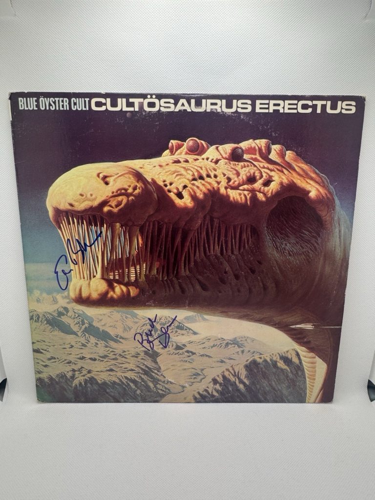Blue Oyster Cult Signed Vinyl Cultosaurus Erectus JSA Buck Dharma Eric Bloom