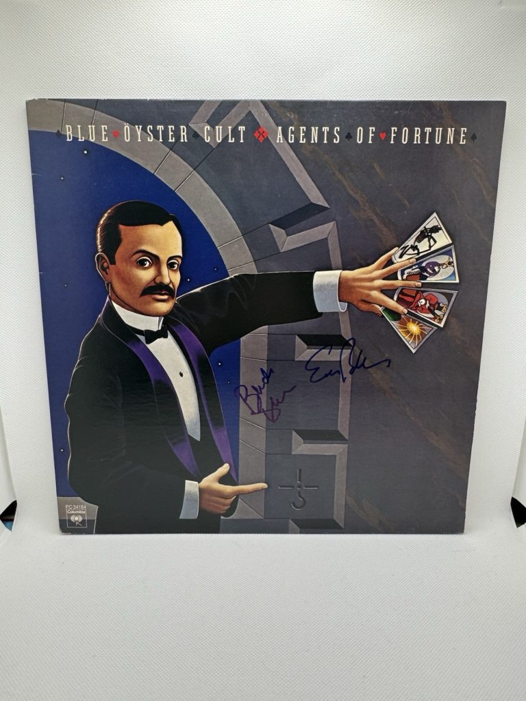 Blue Oyster Cult Signed Vinyl Agents Of Fortune JSA COA Dharma Autograph Bloom