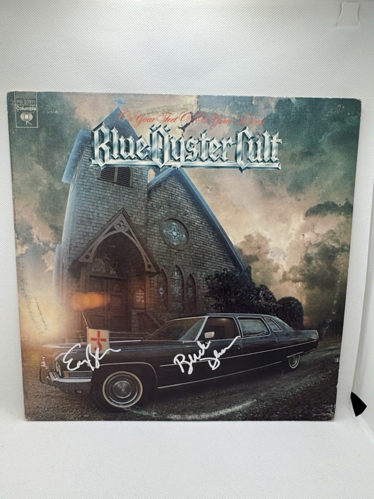 Blue Oyster Cult Signed Vinyl On Your Feet Or On Your Knees JSA COA Dharma Bloom
