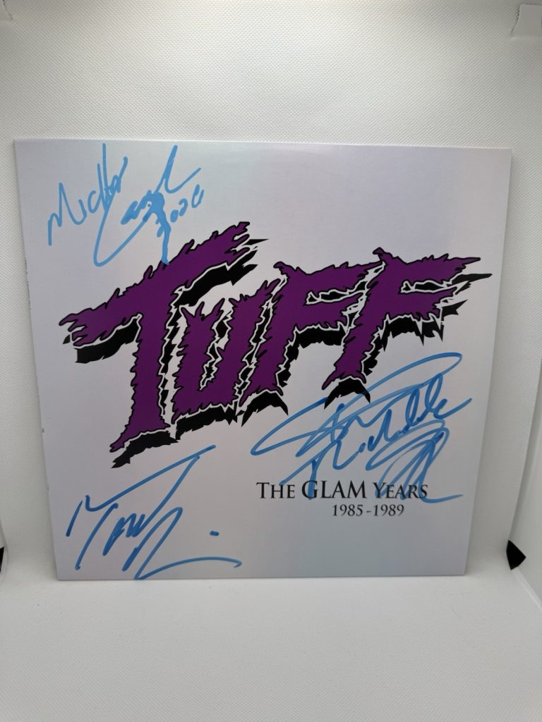 TUFF SIGNED VINYL STEVIE RACHELLE TUFF THE GLAM YEARS  AUTOGRAPHED + 2 RECORD LP