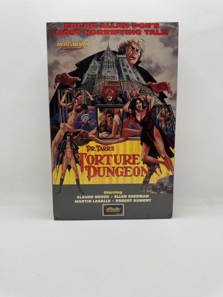 DR. TARR'S TORTURE DUNGEON VHS VINTAGE HORROR BIG BOX RARE MAGNUM