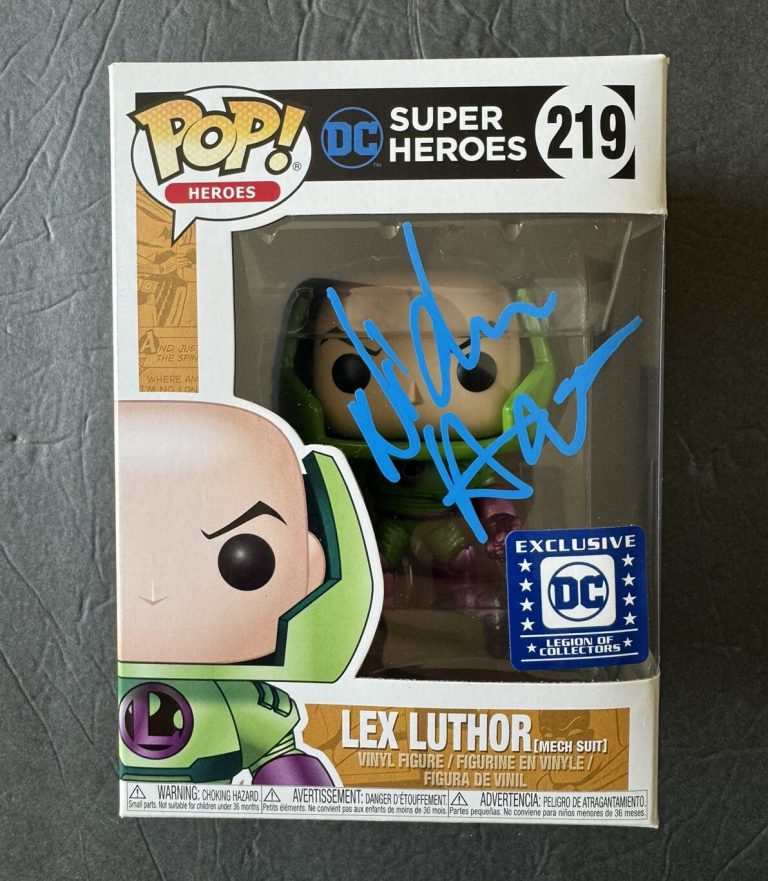 NICHOLAS HOULT SIGNED LEX LUTHOR FUNKO POP 219 PSA/DNA AUTOGRAPHED SUPERMAN DC