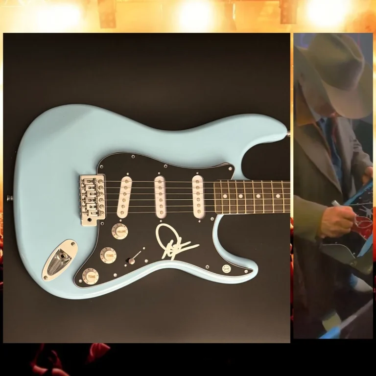 GFA Country Legend  * DWIGHT YOAKAM *  Signed Electric Guitar PROOF COA