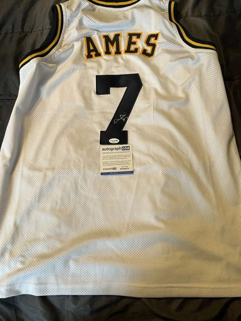 CALIFORNIA GOLDEN BEARS- DAI DAI AMES SIGNED AUTOGRAPH JERSEY ACOA BASKETBALL