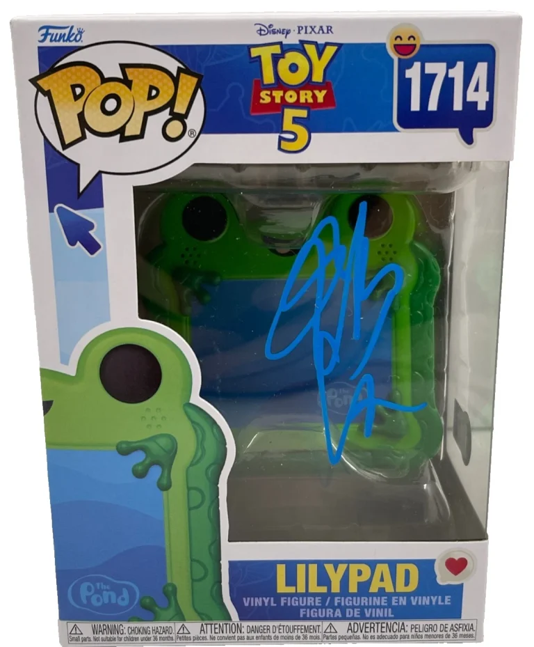 Greta Lee Signed Lilypad Funko Toy Story 5 Authentic Autograph Beckett