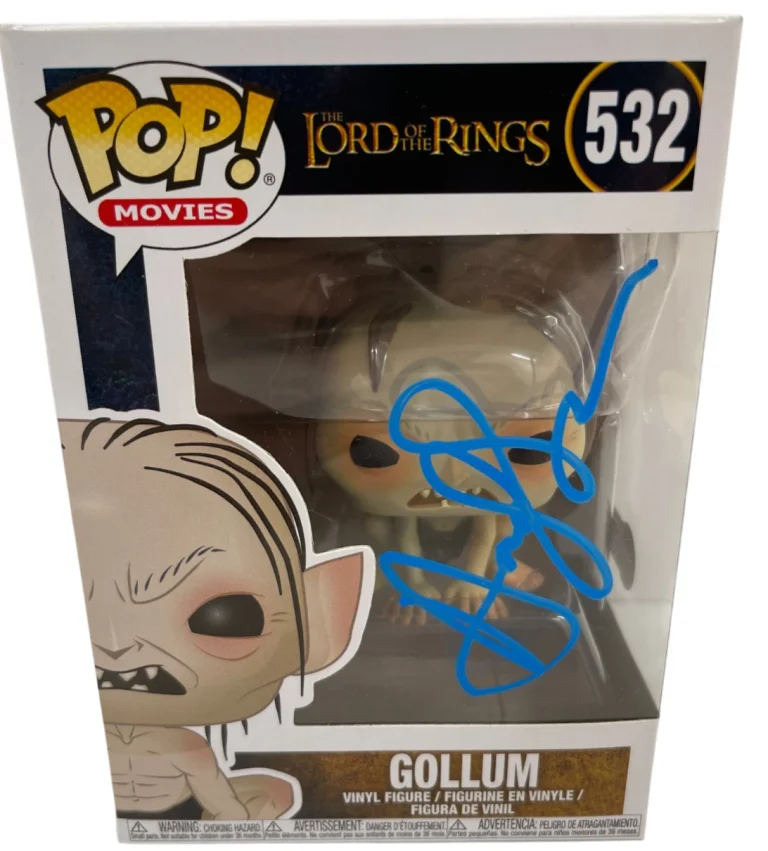 Andy Serkis Signed Gollum Funko Lord of the Rings Authentic Autograph Beckett