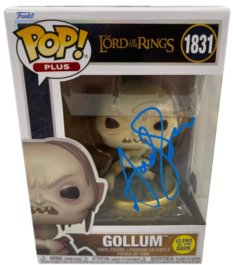 Andy Serkis Signed Gollum Funko Lord of the Rings Authentic Autograph Beckett