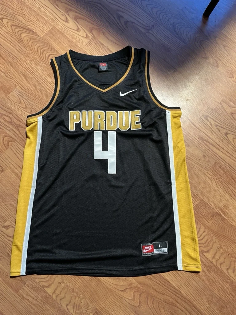 Robbie Hummel Purdue Boilermakers NCAA #4 Basketball 🏀 Jersey Large