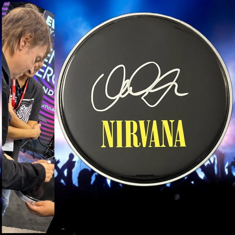 GFA Nirvana Band Drummer  * DALE CROVER * Signed 10