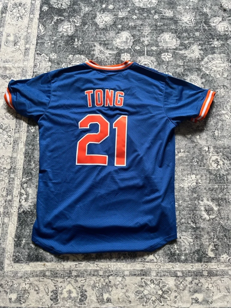 NEW YORK METS JONAH TONG JERSEY LARGE YOUNG PROSPECT