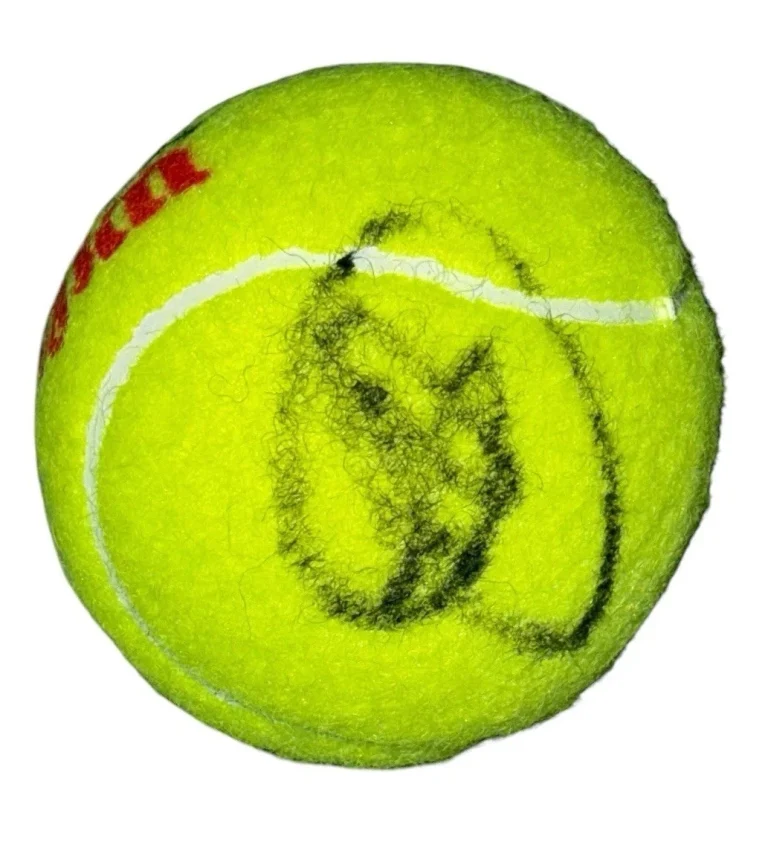 Novak Djokovic Signed Autograph US Open Official Tennis Ball Proof Beckett BAS