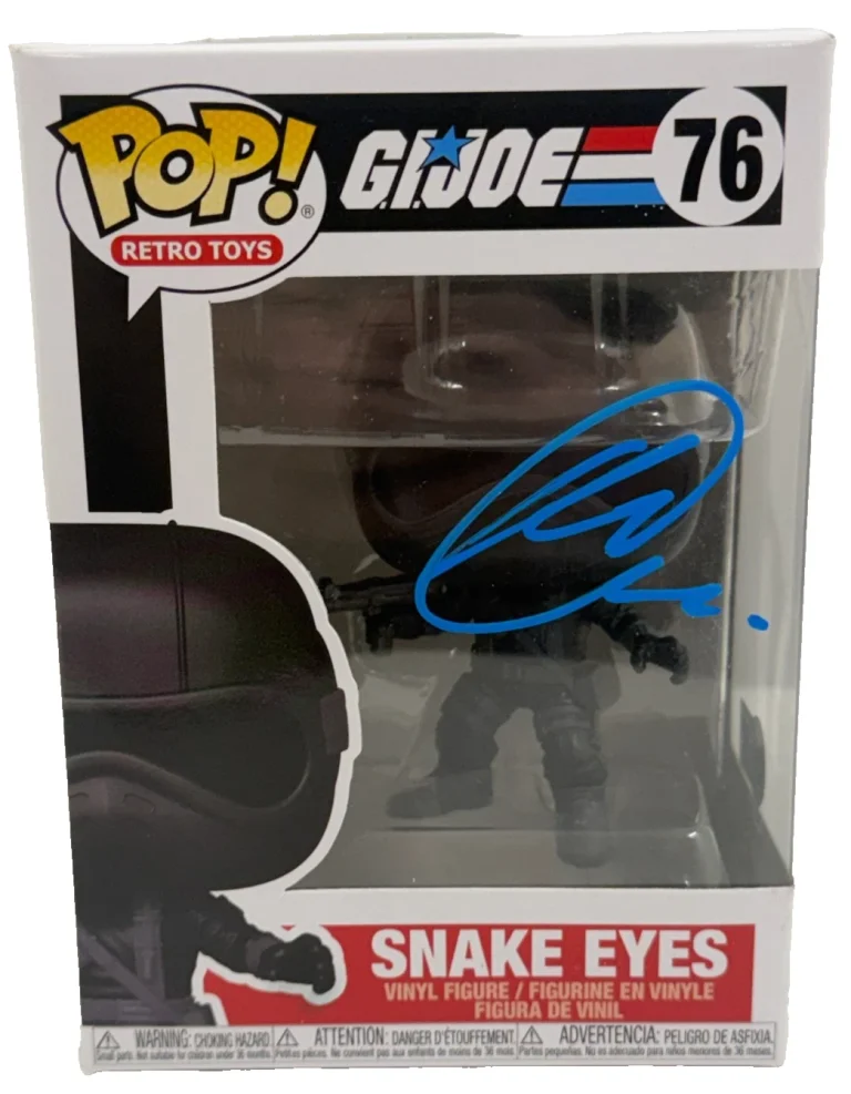 Henry Golding Signed Snake Eyes Funko GI Joe Authentic Autograph Beckett