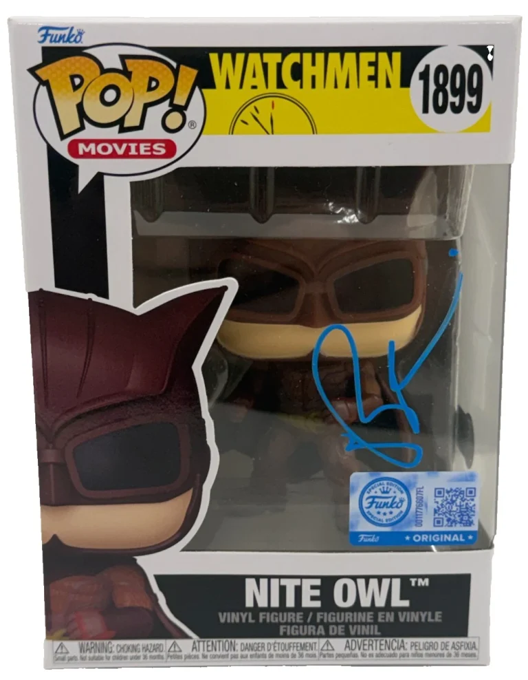 Patrick Wilson Signed Nite Owl Funko 1899 Watchmen Authentic Autograph Beckett