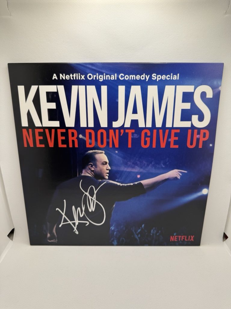 Kevin James Signed Vinyl Never Don't Give Up Autograph Comedy Album JSA COA LP