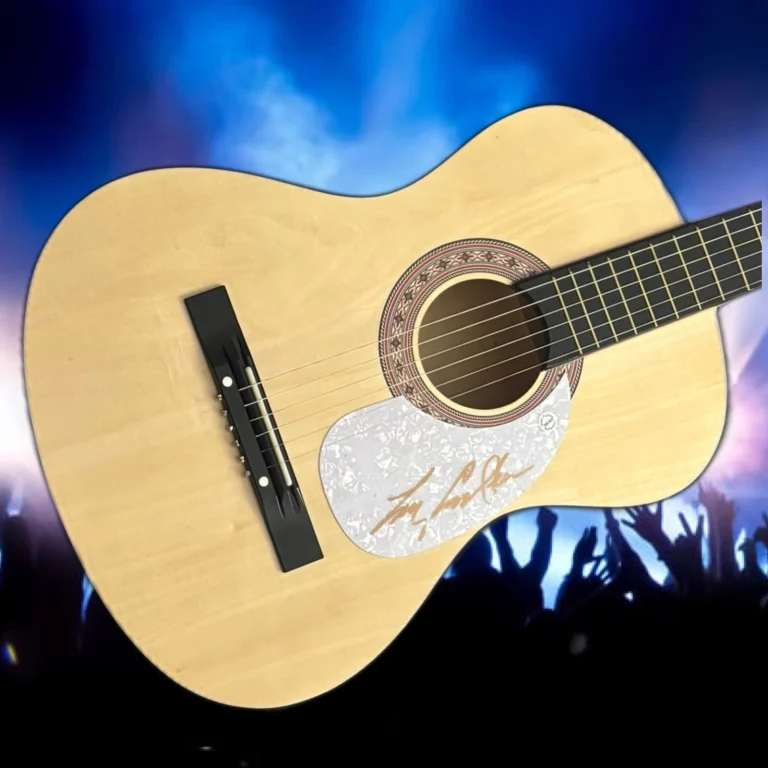 GFA Joni Mitchell Guitarist  * LARRY CARLTON *  Signed Acoustic Guitar COA