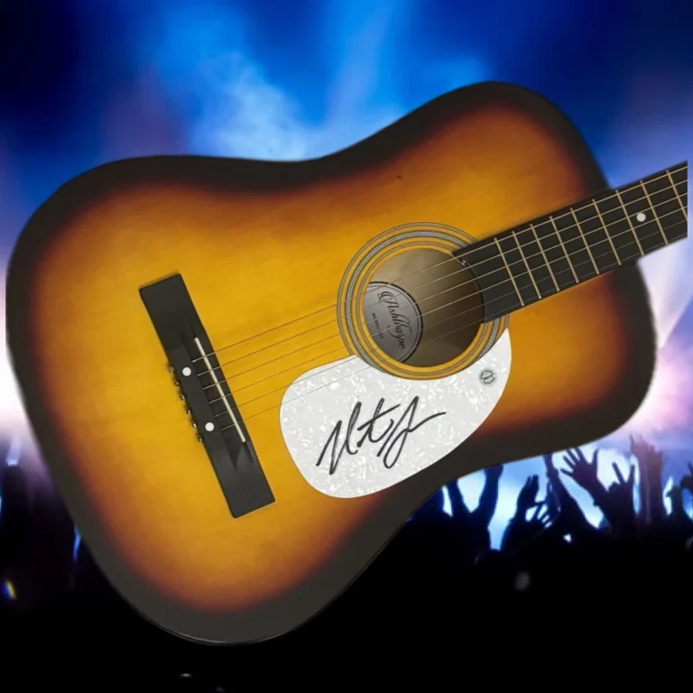 GFA Wildflower & Whiskey on You  * NATE SMITH *  Signed Acoustic Guitar COA