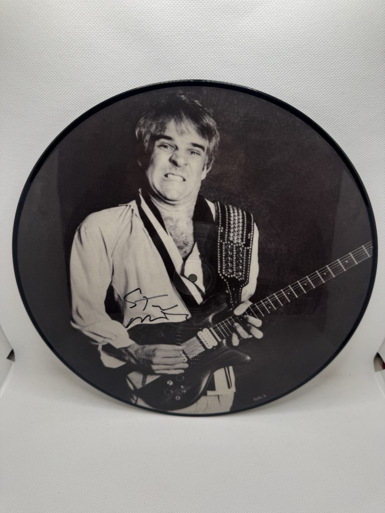 Steve Martin signed VINYL King Tut Picture Disc RSD Autograph JSA COA Record