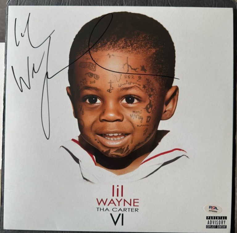 LIL WAYNE SIGNED THA CARTER VI 6 VINYL RECORD AUTOGRAPH PSA/DNA COA PROOF RAP