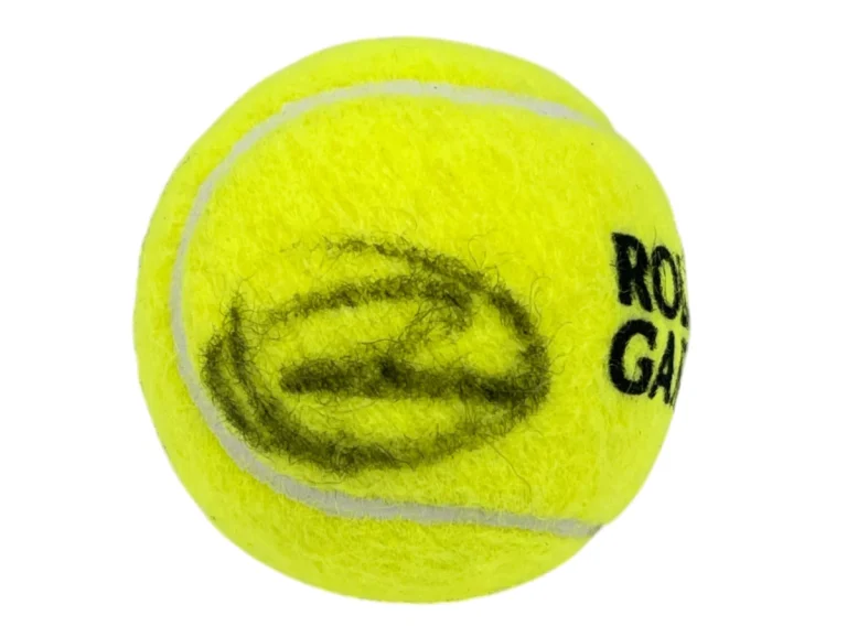 Novak Djokovic Signed Autograph French Open Official Tennis Ball Authentic JSA
