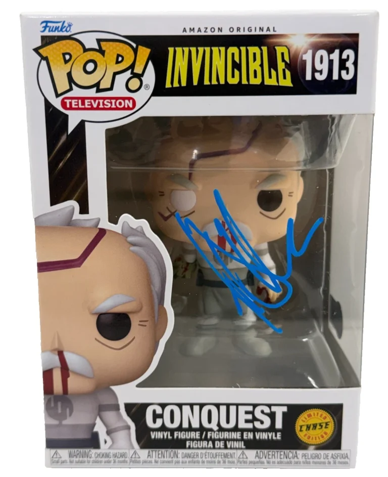 Jeffrey Dean Morgan Signed Conquest Chase Funko Invincible Autograph Beckett