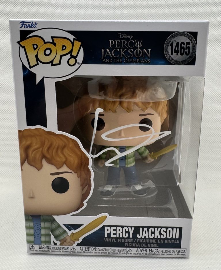 Walker Scobell Signed Percy Jackson Funko Pop #1465 JSA COA Autograph