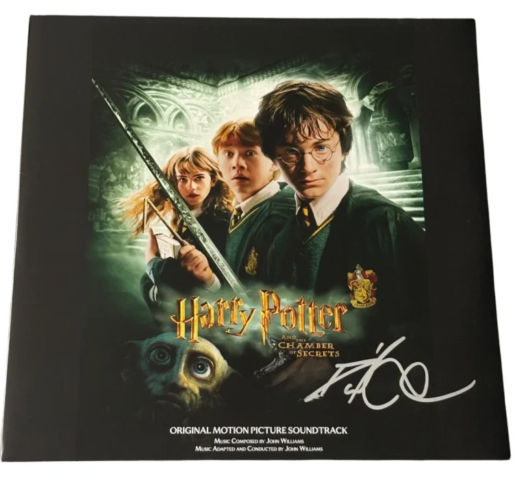 Daniel Radcliffe Signed Harry Potter and the Chamber of Secrets Vinyl LP Beckett