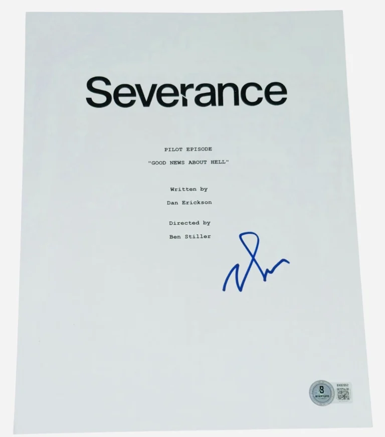 Adam Scott Signed Autograph Severance 