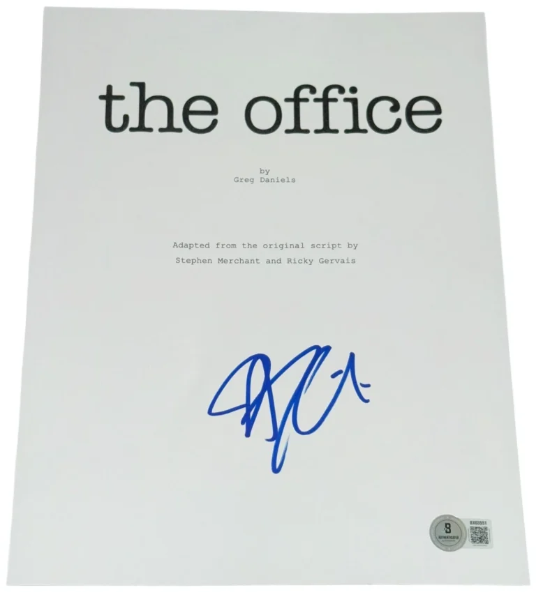 John Krasinski Signed Autograph The Office Pilot TV Full Episode Script Beckett