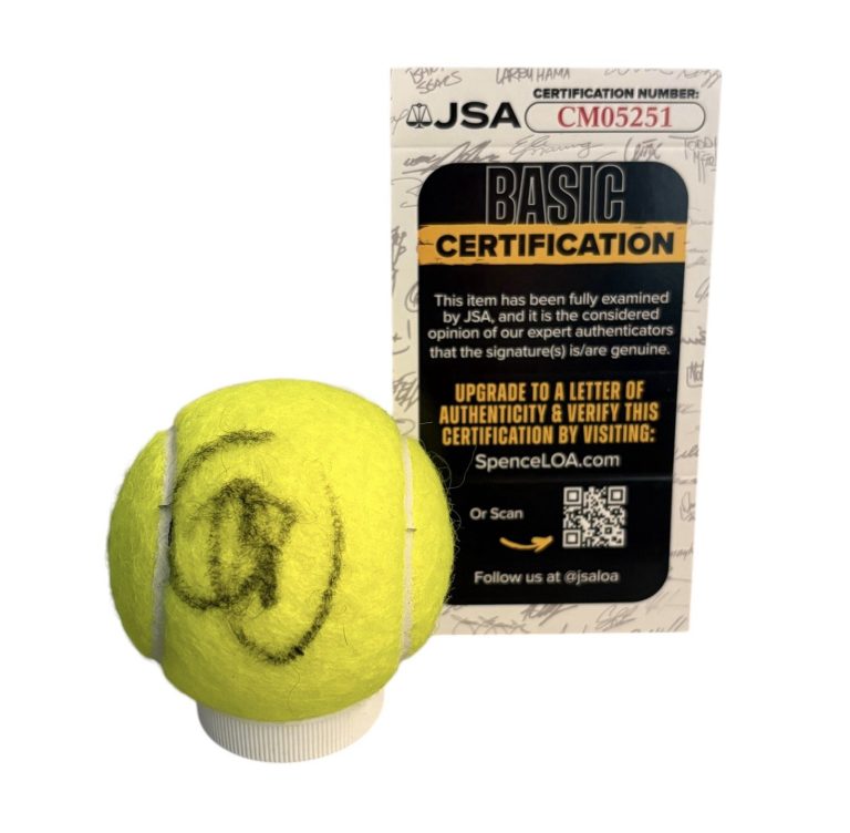 Novak Djokovic Signed Autograph Wimbledon Official Tennis Ball Authentic JSA COA