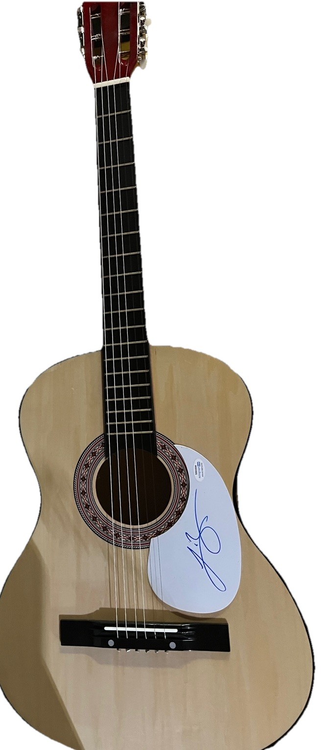 LEE BRICE SIGNED 38 INCH  ACOUSTIC GUITAR COUNTRY SUPERSTAR ACOA COA RUMOR