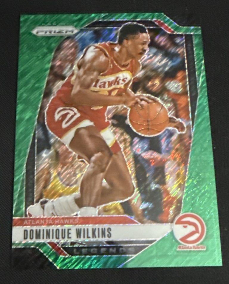 2024-25 Panini Prizm Dominique Wilkins SP GREEN Shimmer FOTL #1/5 FIRST PRINT