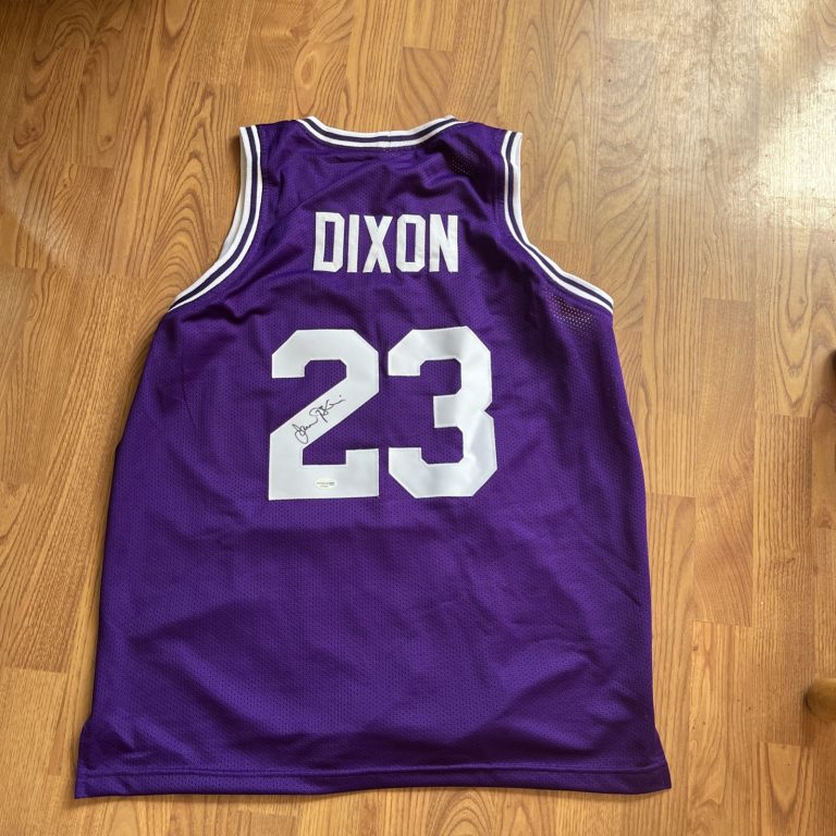 TEXAS CHRISTIAN HORNED FROGS JAMIE DIXON SIGNED AUTO JERSEY ACOA NOTRE DAME Rare