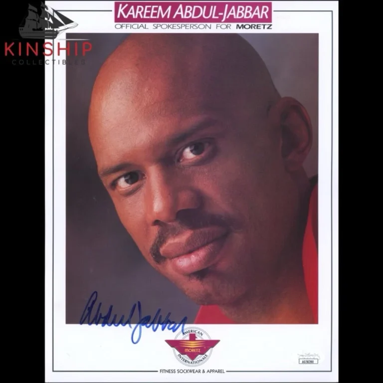 Kareem Abdul-Jabbar signed Color Photo JSA COA Lakers Basketball HOF Auto B1651