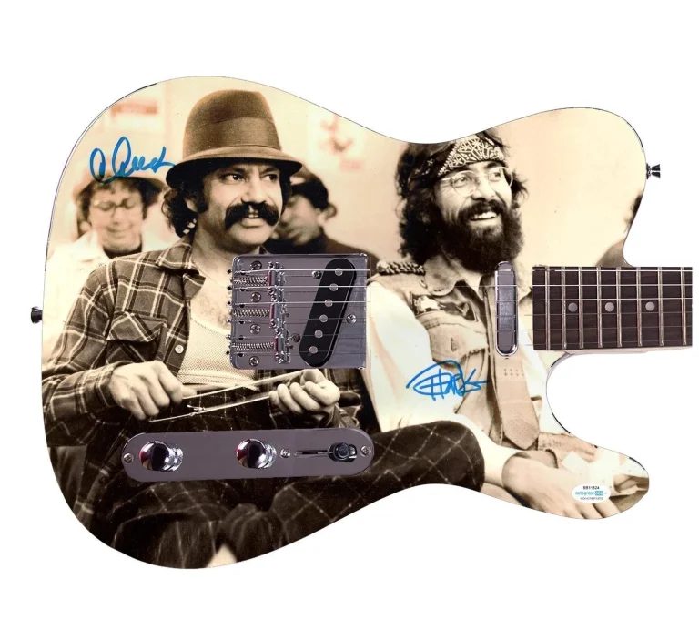 Cheech And Chong Up In Smoke Still Smoking Graphics Photo Poster Autographed Gui