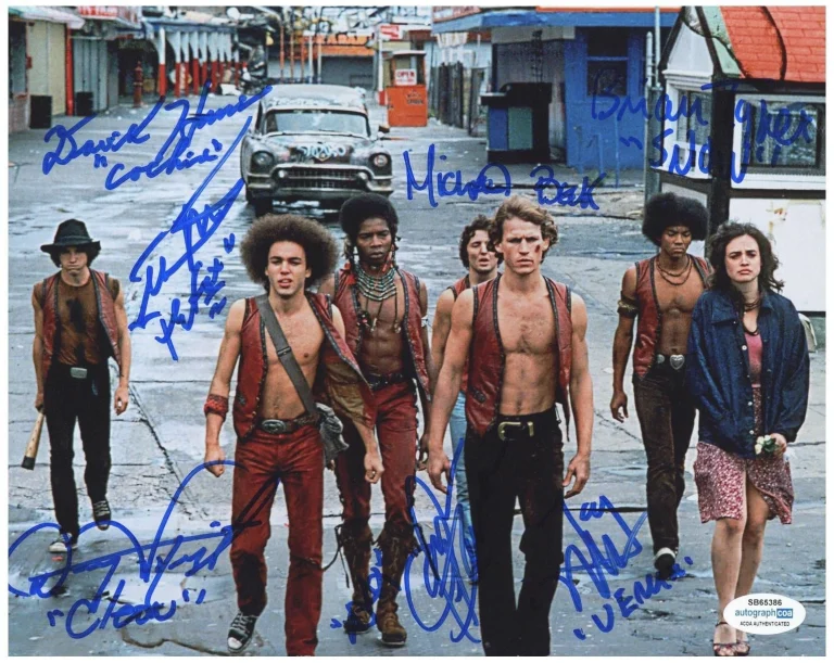 The Warriors Cast Signed 8x10 Photo Exact Proof ACOA