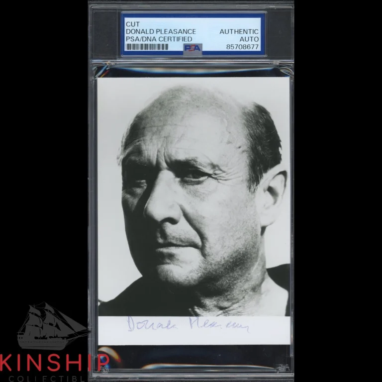 Donald Pleasance signed Small Photo PSA DNA Slab Halloween Actor Auto C5749
