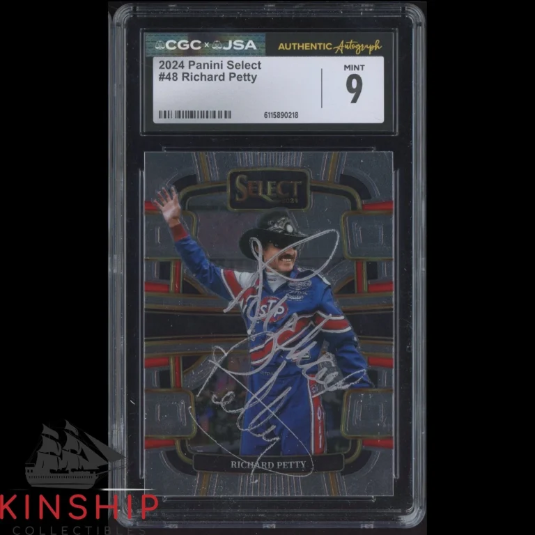 Richard Petty signed 2024 Panini Select Card JSA CGC Slab NASCAR Auto C6019