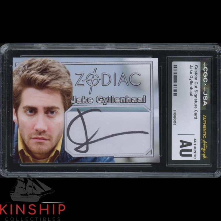 Jake Gyllenhaal signed Cut Custom Trading Card JSA CGC Slab Actor Auto C5990
