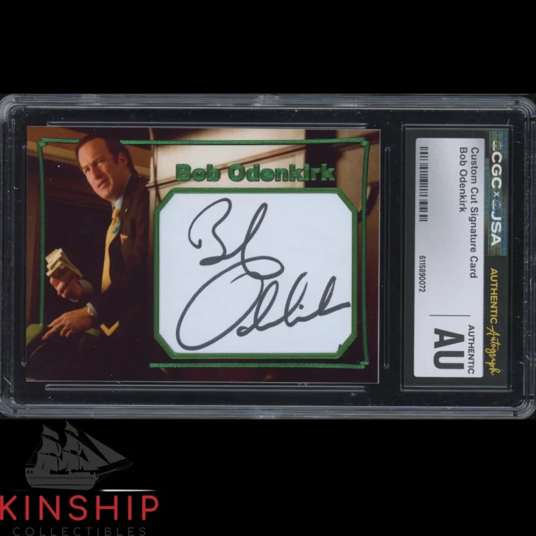 Bob Odenkirk signed Cut Custom Trading Card JSA CGC Slab Actor Auto C5974
