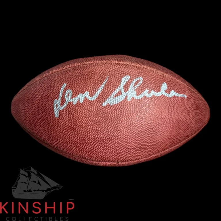 Don Shula signed Official NFL Football JSA COA Dolphins HOF Auto Bold A4350