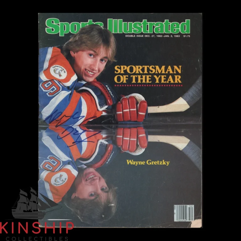 Wayne Gretzky signed 1982 Sports Illustrated Magazine JSA LOA Hockey Auto E391