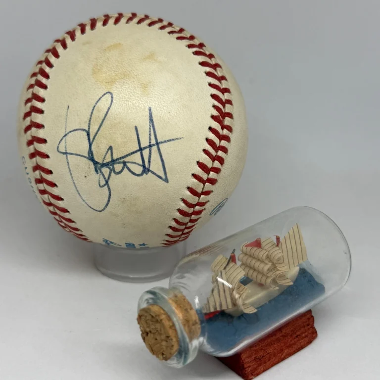 George Brett signed Rawlings OAL Baseball JSA COA Royals HOF Auto A4358