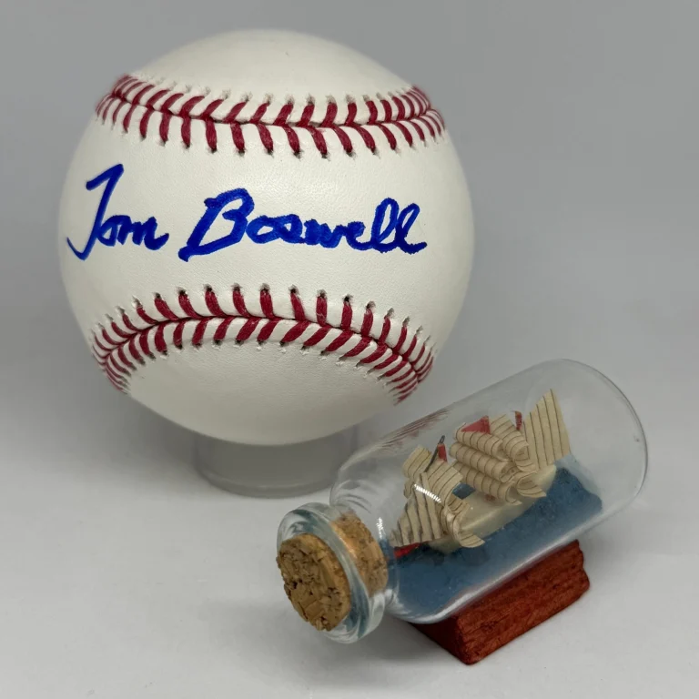 Thomas Boswell signed Rawlings OML Baseball JSA COA Spink HOF Writer Tom A4355