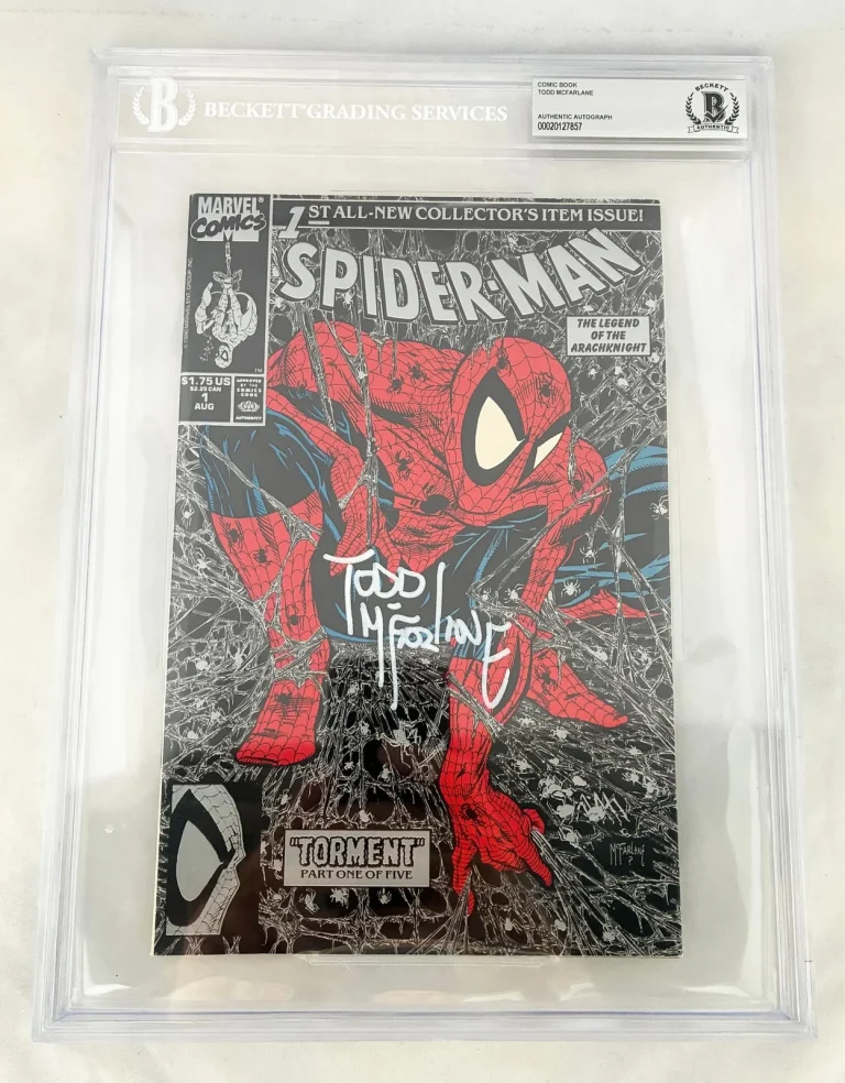 Todd McFarlane Signed Comic Book Spider-Man #1 Silver Beckett BAS COA